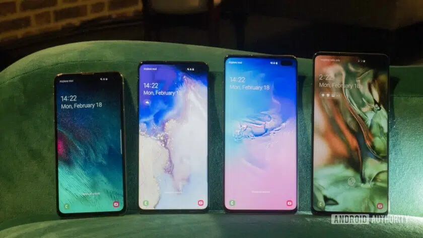 Samsung Galaxy S10, S10e, S10 Plus, and S10 5G