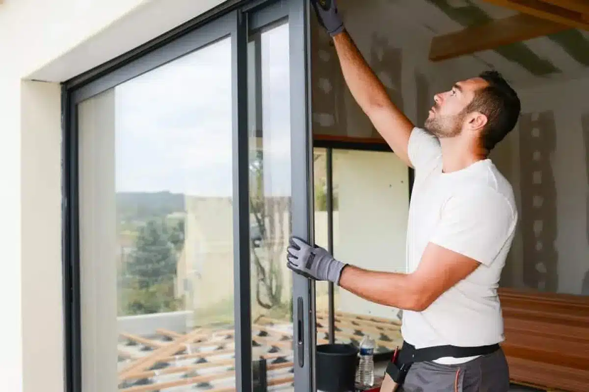 Comment isoler une porte d'entrée en installant une vitre