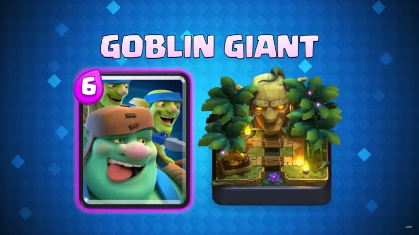 Goblin Giant new card clash royale