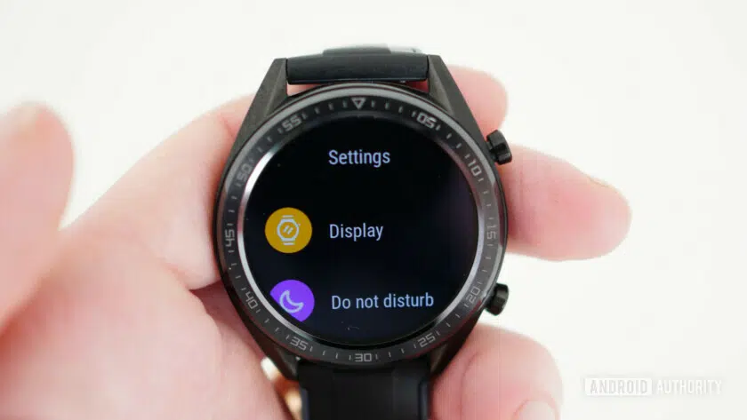 Huawei Watch GT settings