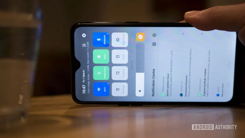 Realme 3 notifications