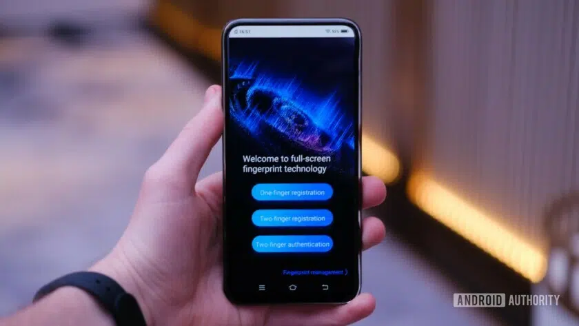 Vivo APEX 2019 fingerprint