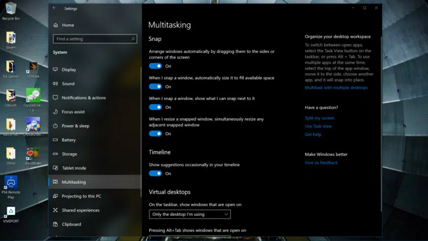 How to split your screen in Windows 10