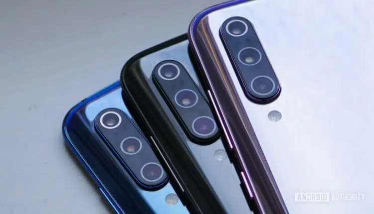 Xiaomi Mi 9 three triple camera details
