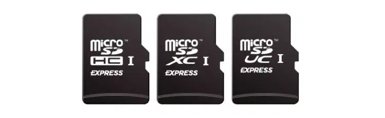 The new microSD Express cards.