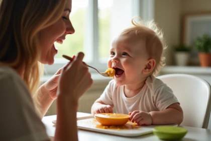bebe mange aliments solides
