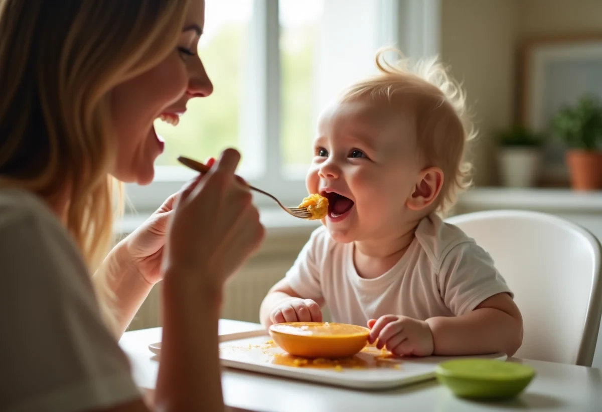 bebe mange aliments solides