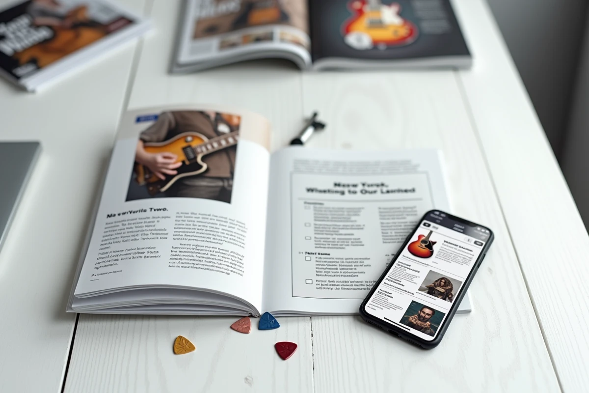 Comparaison entre achat de guitare en ligne et en magasin spécialisé