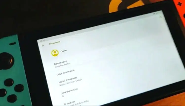 Nintendo Switch Android Q mod