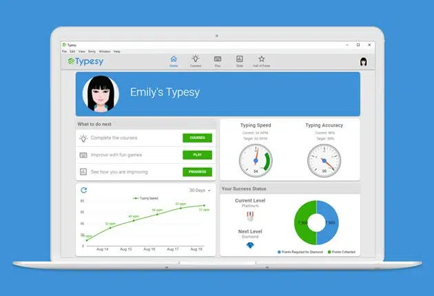 Typesy Typing Trainer