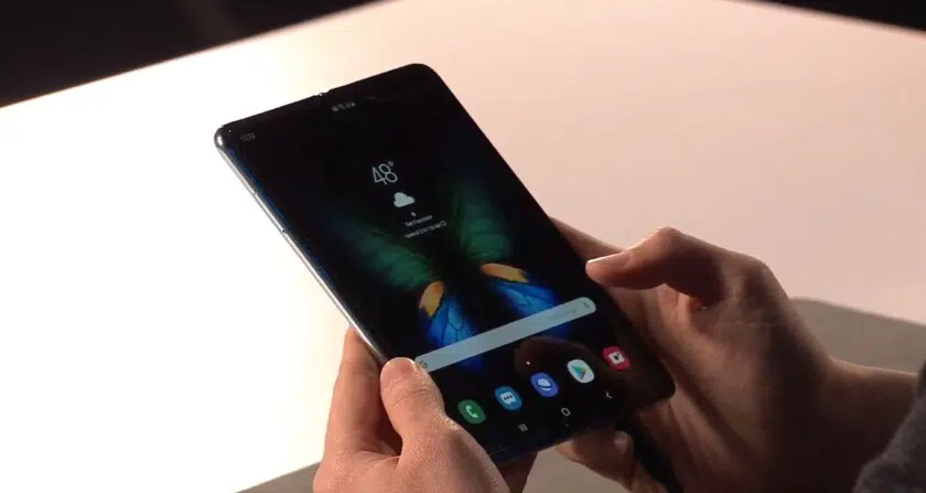 The Samsung Galaxy Fold.