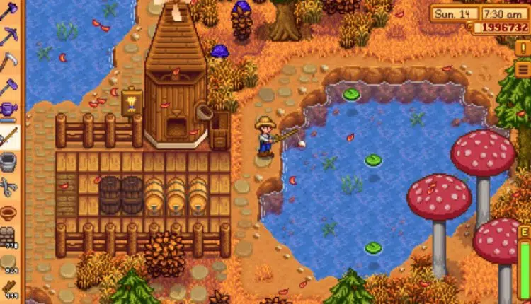 Stardew Valley on mobile.