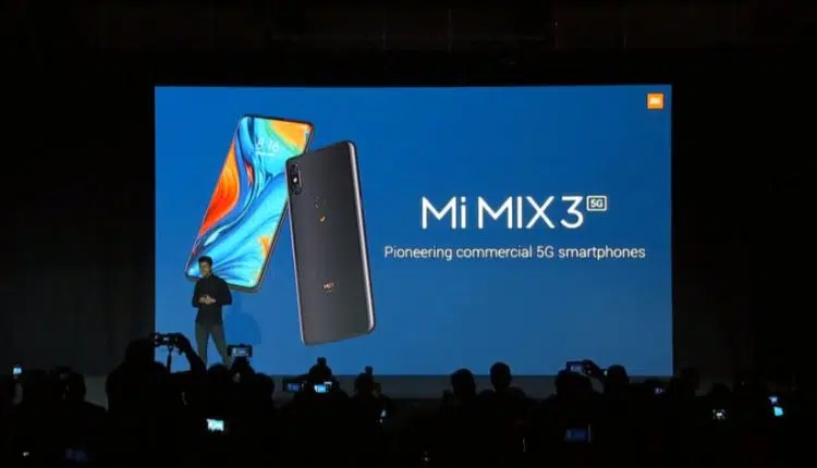 The Xiaomi Mi Mix 3 5G.
